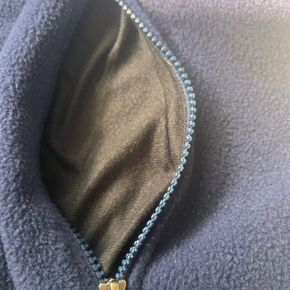 Vintage LL Bean Navy Blue Polartec Fleece Men Size XL - Picture 10 of 11